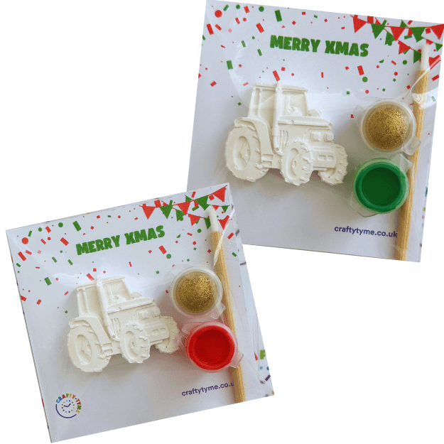 Christmas Tractor Paint Kit