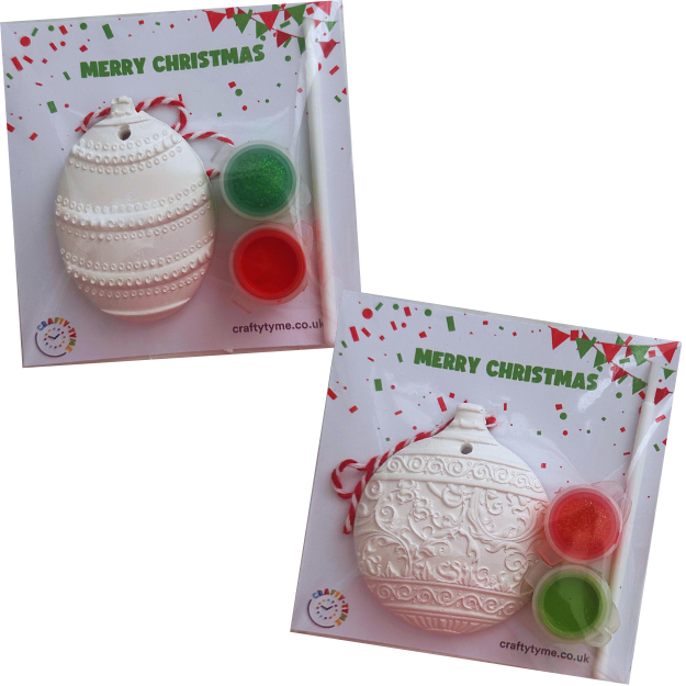 Hanging Bauble Paint Kit - Assorted