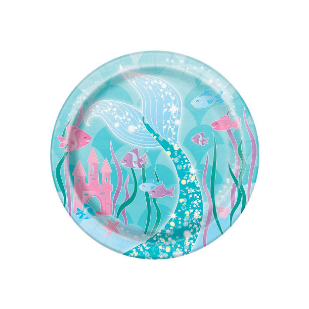 Mermaid Paper Plates