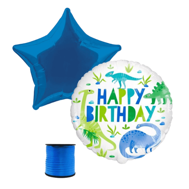 Dinosaur Birthday Balloon Set- 3 Piece
