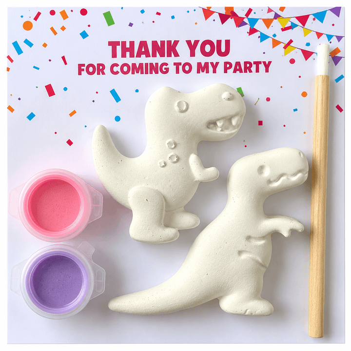 Pink Dinosaur Party Bag - Assorted
