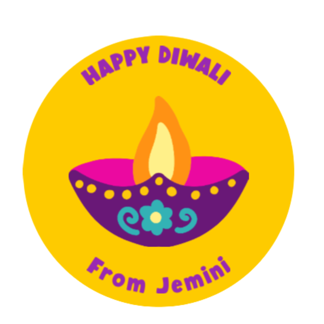 20 Diwali Diya Custom Stickers