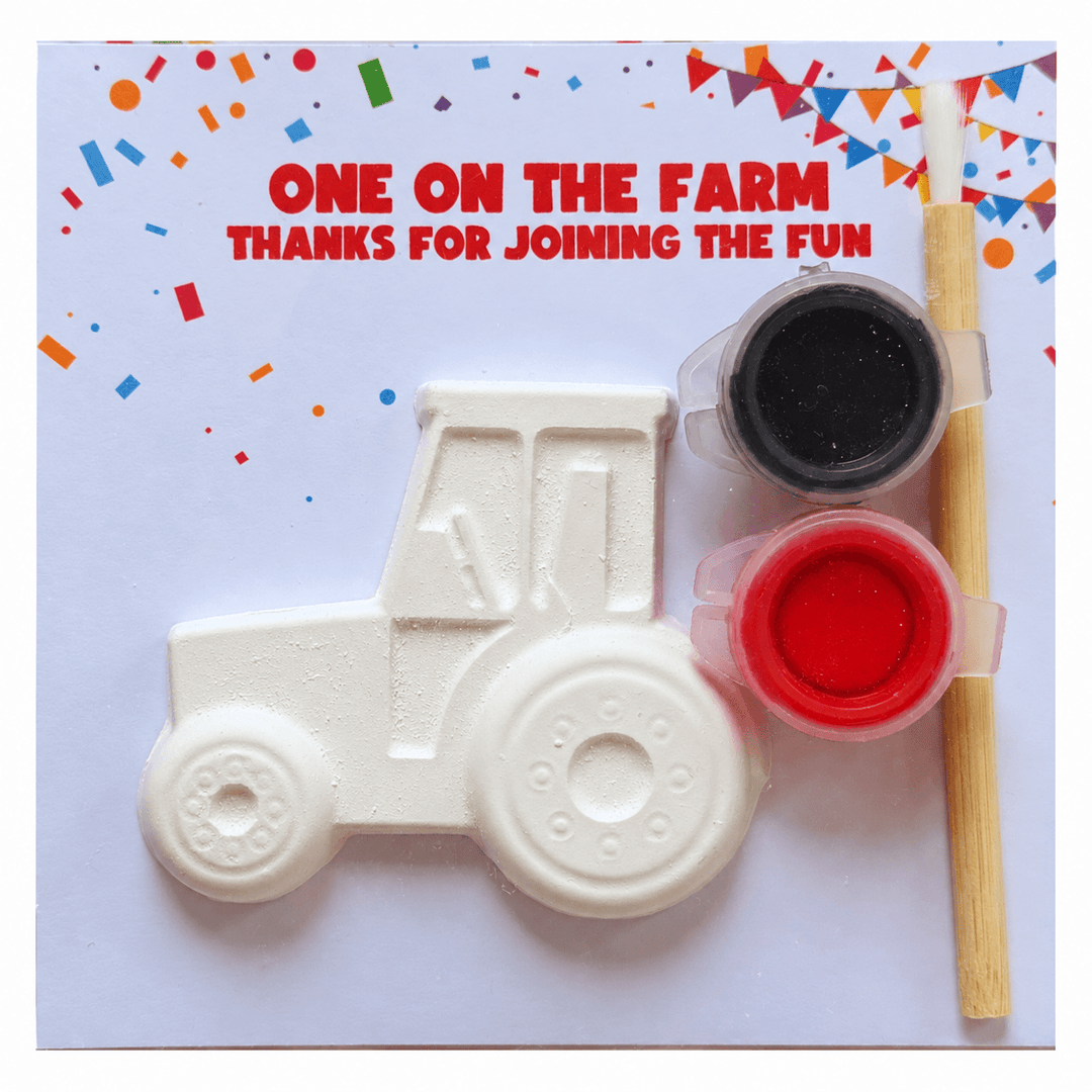 Red Farm Tractor Party Bag