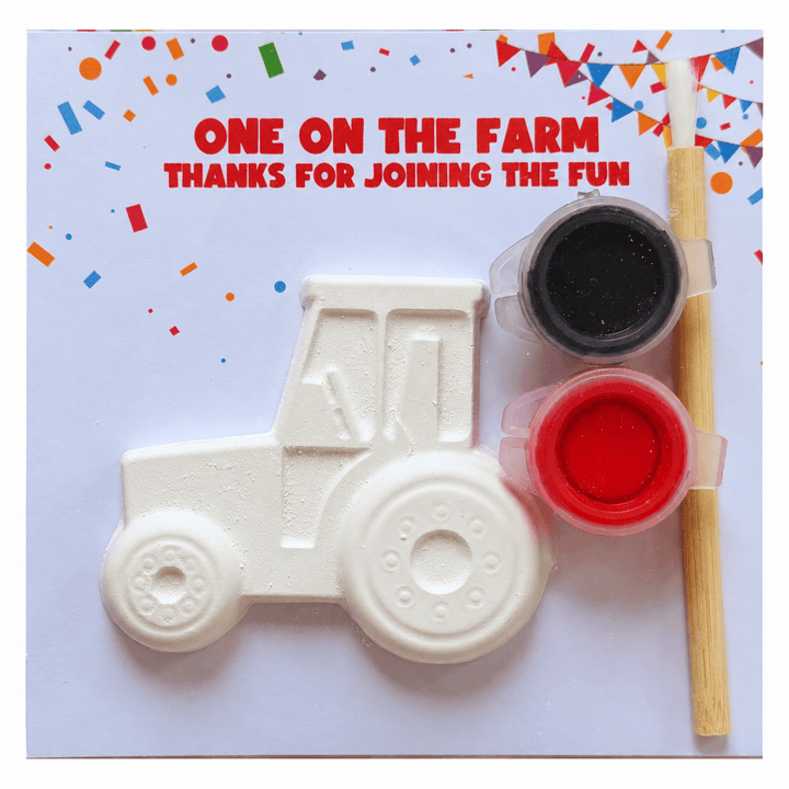 Red Farm Tractor Party Bag