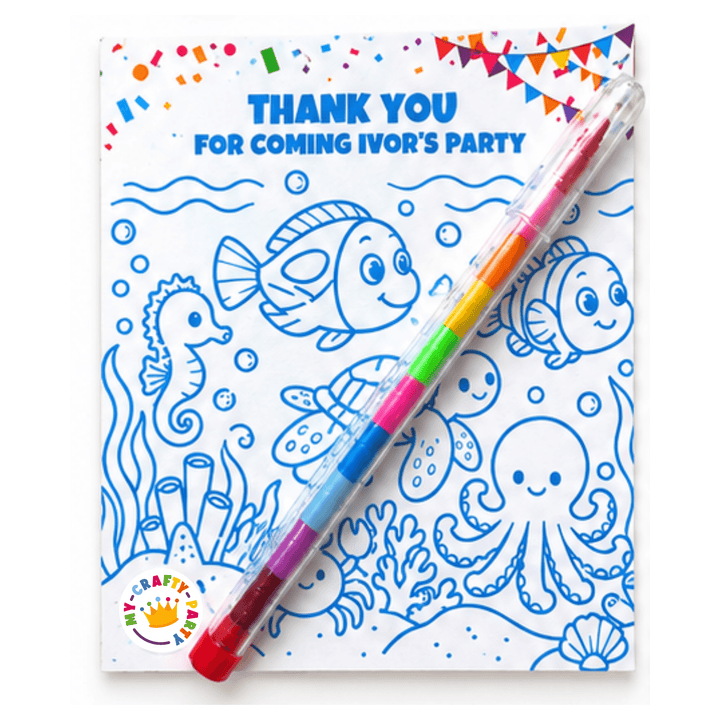 Personalised Colouring & Activity Card