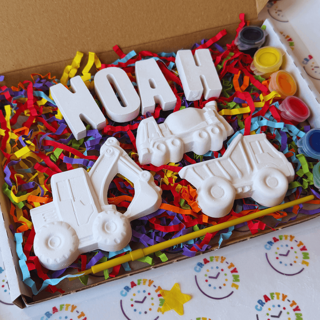 Construction Craft Box - Personalised