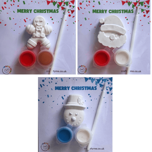 Christmas Friends Paint Kit - Assorted