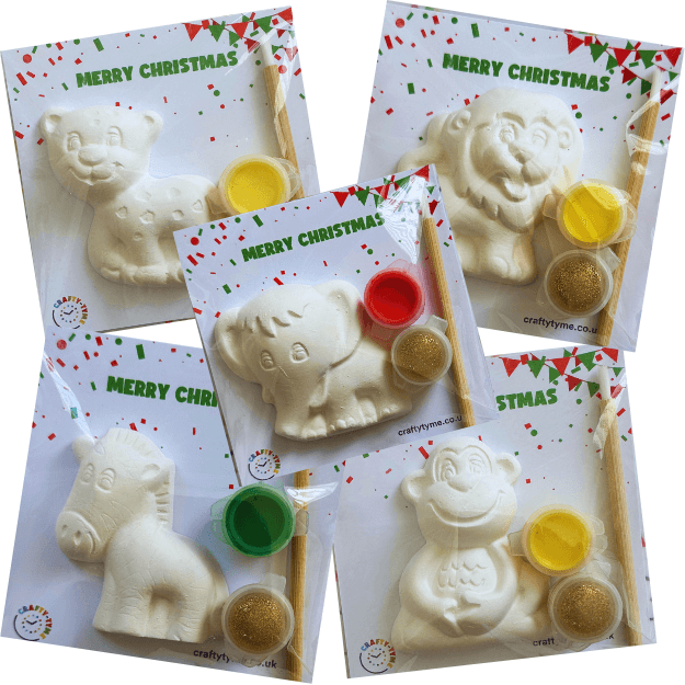 Festive Safari Animal Paint Kit