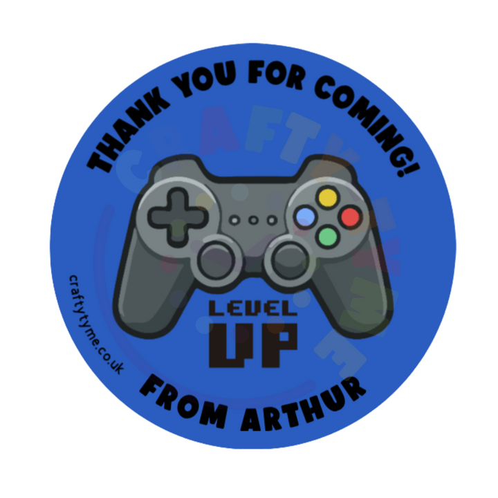 20 Personalised Gaming Stickers