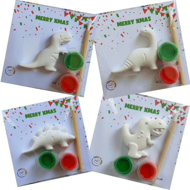 Christmas Dino Paint Kit - Assorted
