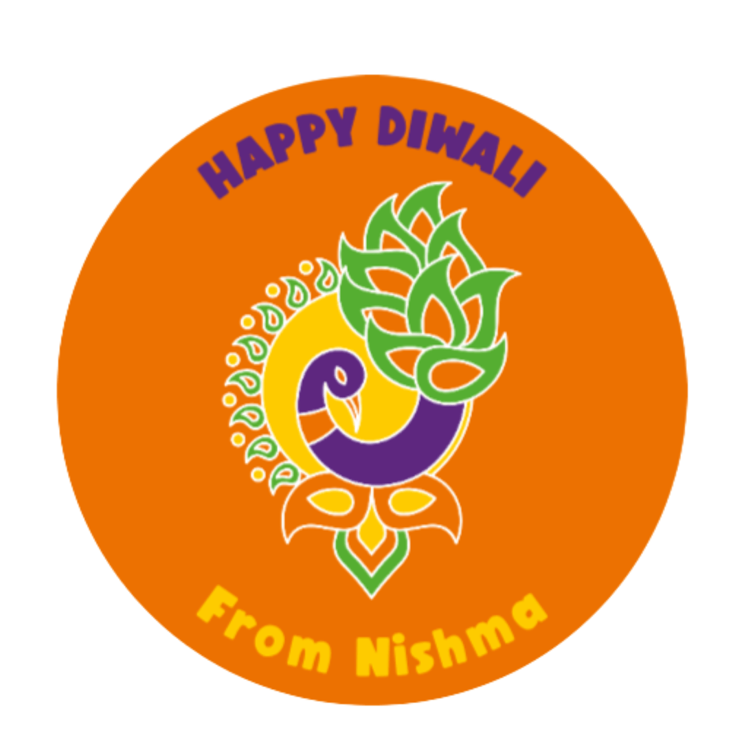20 Diwali Peacock Custom Stickers