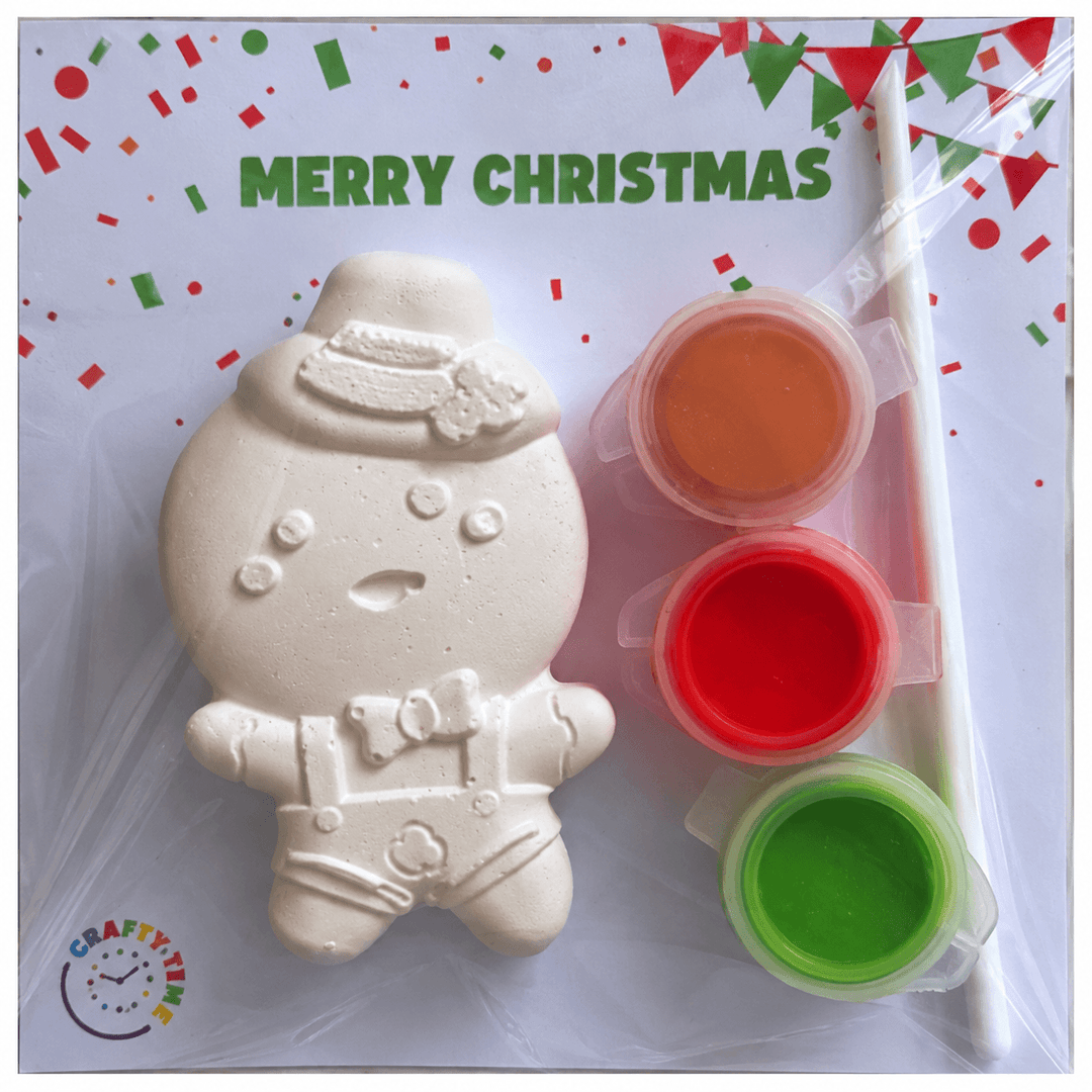 Gingerbread Man Paint Kit - Assorted
