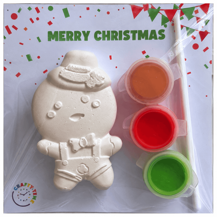 Gingerbread Man Paint Kit - Assorted