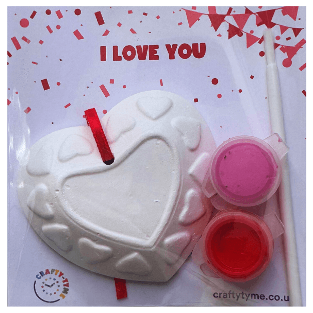Valentine Hanging Heart Paint Kit