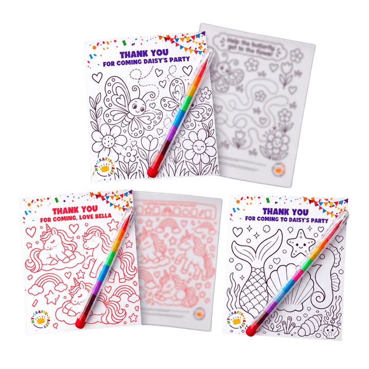Personalised Colouring & Activity Card