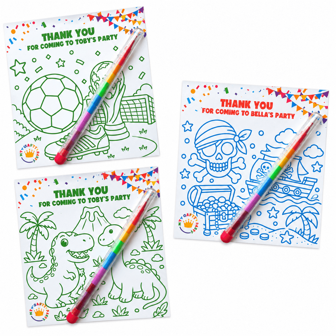 Personalised Colouring & Activity Card