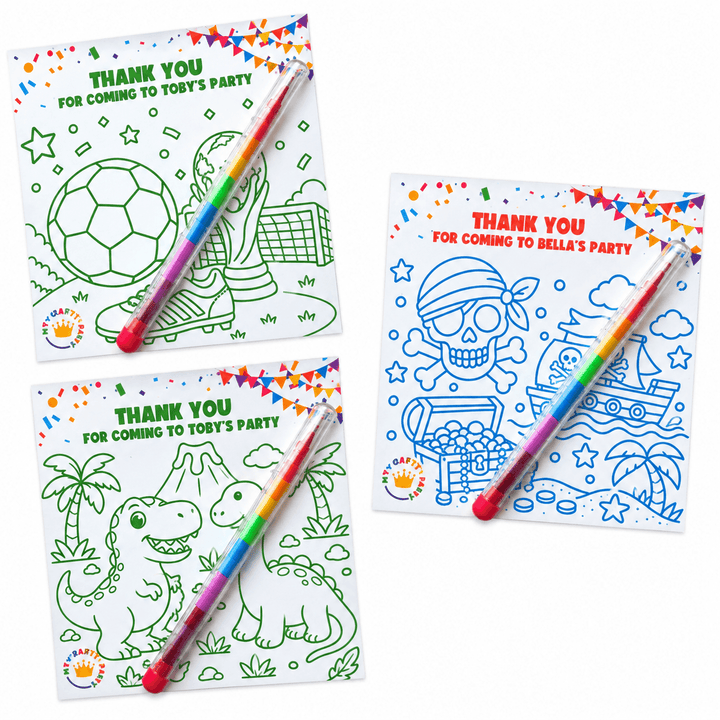 Personalised Colouring & Activity Card