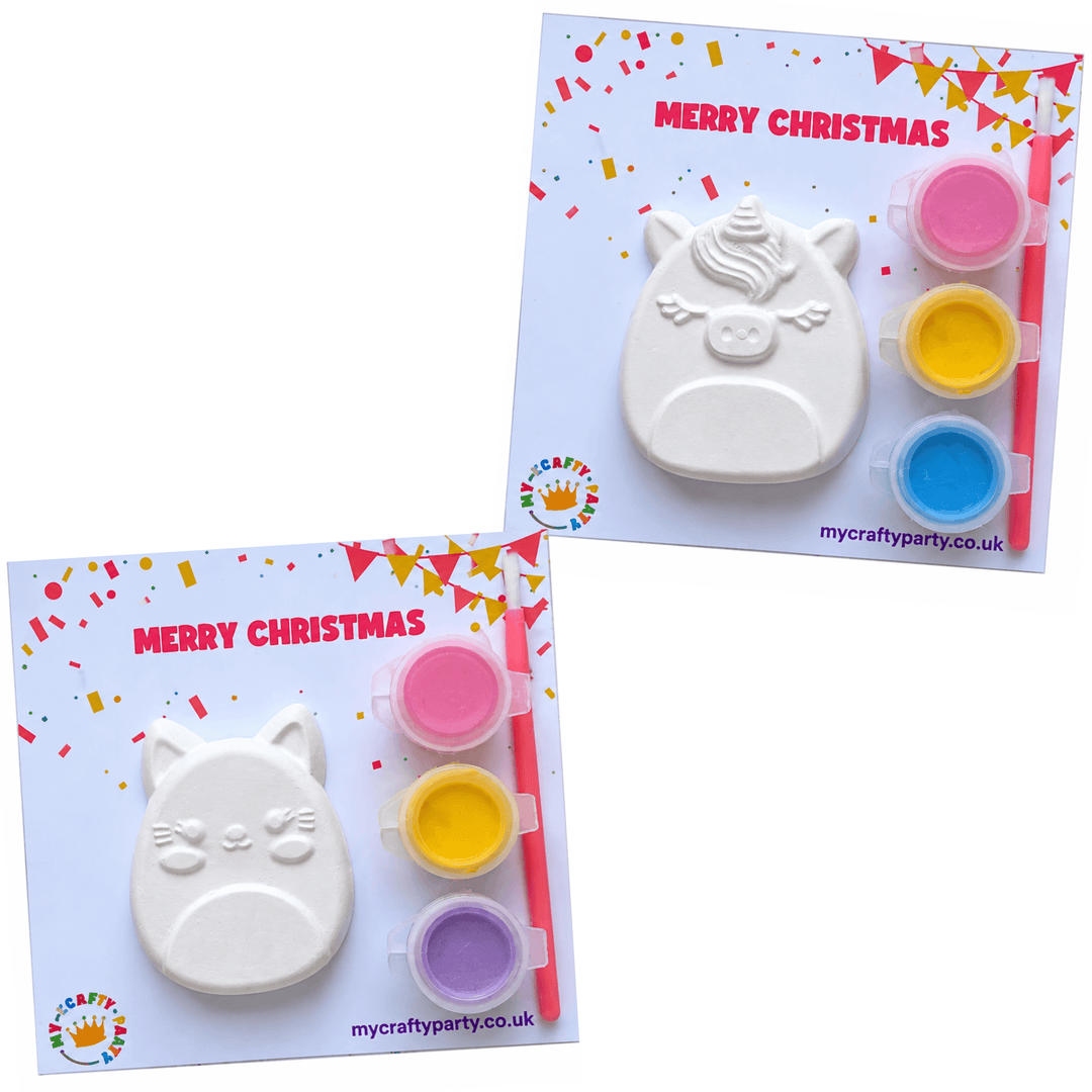 Pink Squishy Christmas Paint Kit
