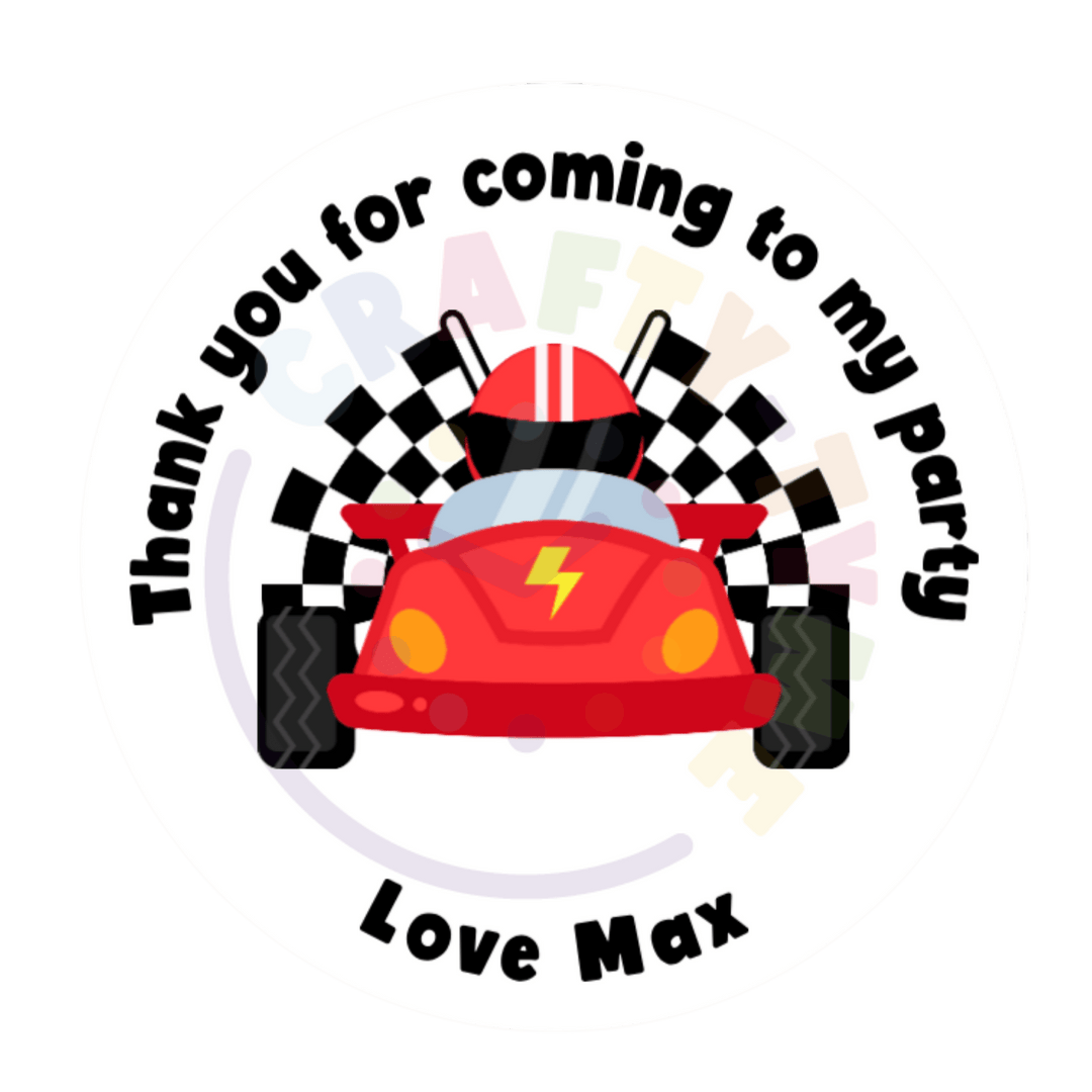 20 Racing Car Stickers