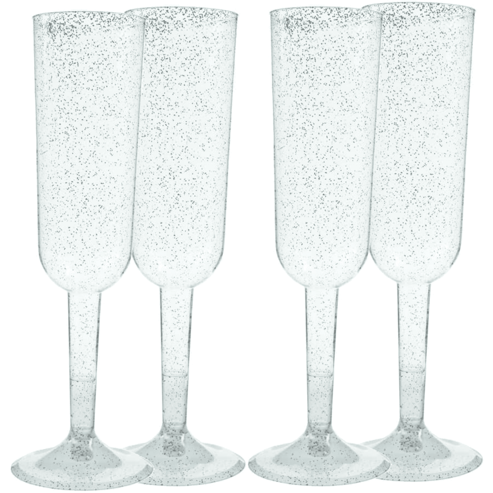 4 Plastic Flutes