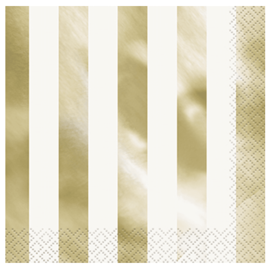 Gold Stripe Napkins